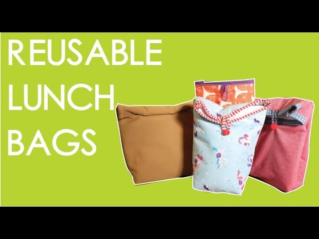 How to Make a Canvas Lunch Bag from Scratch - Paper and Stitch