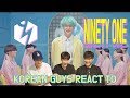 Korean Guys React to "E.Yeah" by Ninety One