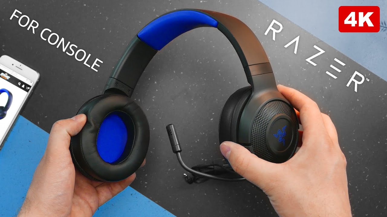 Razer Kraken X For Console Gejmerske Slusalice Sa Mikrofonom Unboxing Youtube