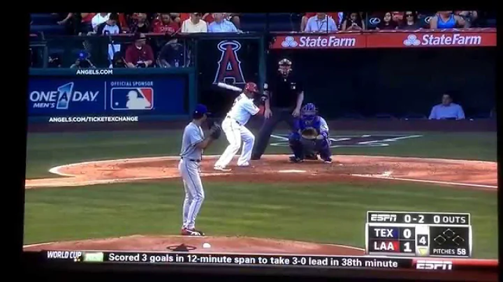 ESPN tribute to Richard Durrett during Rangers game