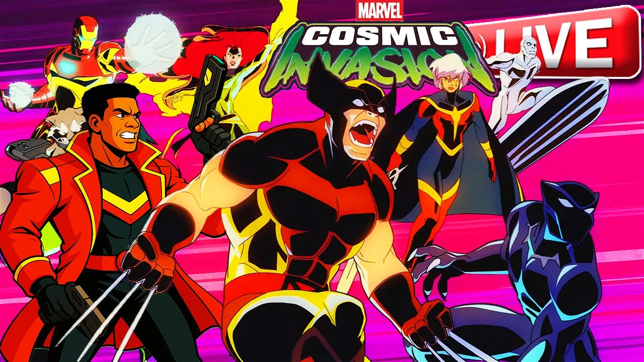 🔴 LIVE | MARVEL COSMIC INVASION Gameplay | Classic 4-Player Arcade Action