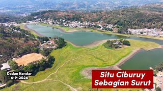 SITU CIBURUY in West Bandung Regency shrinks during the 2026 dry season.