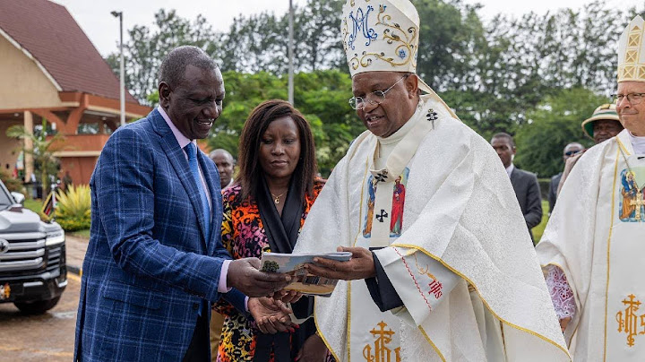 Live : President Ruto, Installation of Bishop Benjamin Kalanzo, AIC Bomani, Machakos.