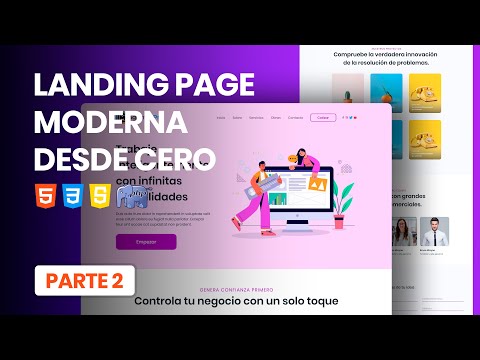 Como hacer Web Moderna solo con HTML - CSS - JS y PHP |Parte 2| Desde cero