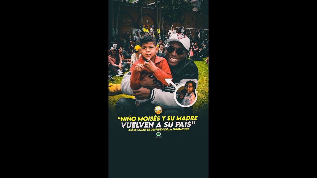 Moisés y su Madre se despiden de la fundación y de Ecuador