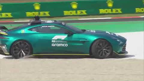 Bernd Maylander Aston Martin Safety Car Crashed During Track Test at Formula 1 Italian GP 2024 | F1