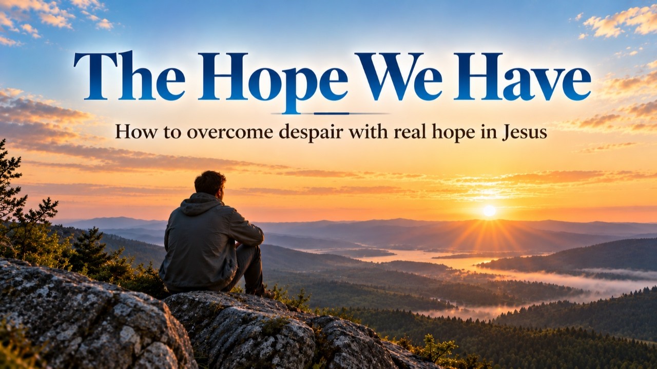 The Hope We Have (How to overcome despair with real hope in Jesus ...