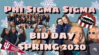 PHI SIGMA SIGMA BID DAY!!  SPRING 2020 // Indiana University Kokomo
