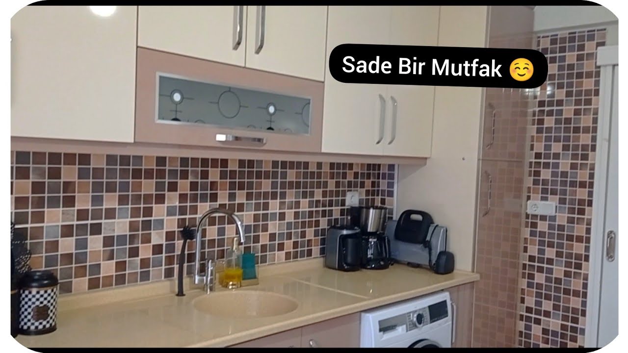 Mutfak Turu 🏡 Mutfak Dolap İçi Düzeni, temiz sade mutfak