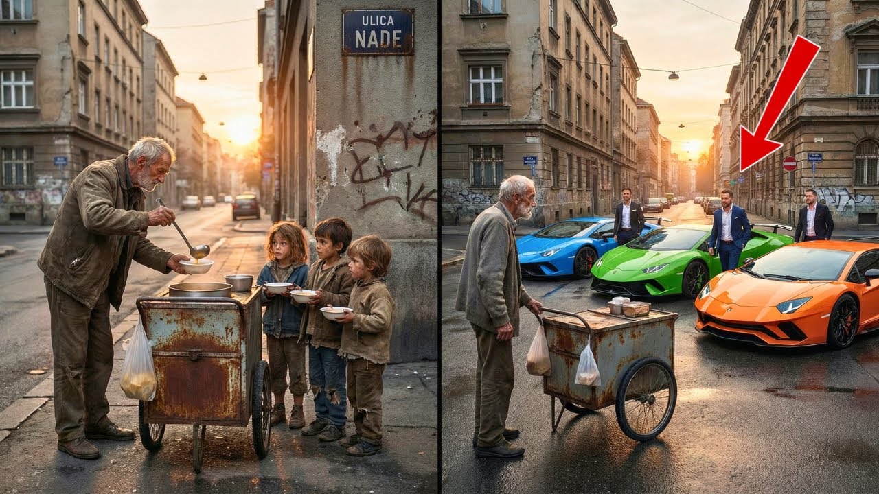 Siromašni stariji samohrani otac hranio je beskućne trojke godinama kasnije stigla tri Lamborghinija