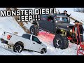 Rattletrap Diesel Jeep Saves The Day *Cummins Power*