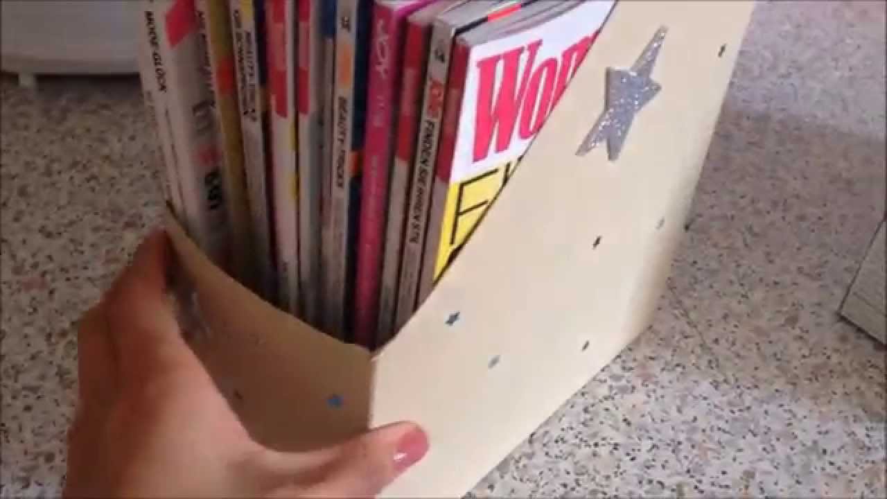 DIY Stehordner l aus alt mach neu