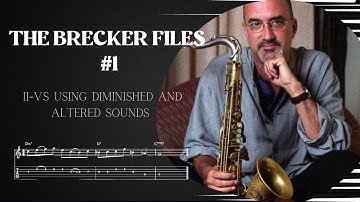 DIMINISHED and ALTERED Scales Over A ii-V Line - The Brecker Files 1 | Jazz Guitar Lesson
