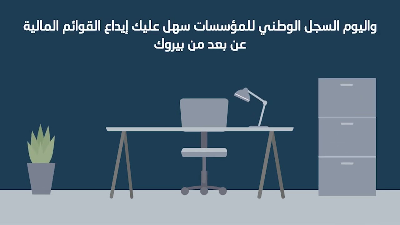 إيداع القوائم المالية بالسجل الوطني للمؤسسات