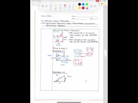 30-60-90 Right Triangles - YouTube