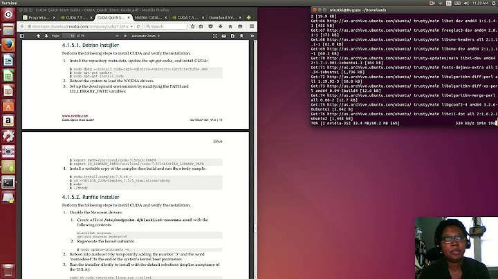 HTS Dev Diary: Nvidia Cuda 7.5 Install Ubuntu 14.04 Continued