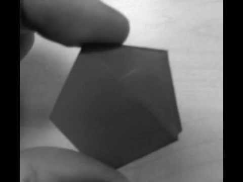 Cómo hacer un. PENTÁGONO REGULAR CON TIRA DE PAPEL. - YouTube