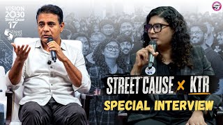 Shaping The Next Generation Leaders: Street Cause With KTR | Full Video | @PoliticalQubeNews 