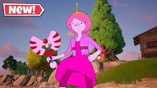 NEW PRINCESS BUBBLEGUM Skin Gameplay In Fortnite! (Adventure Time) screenshot 5