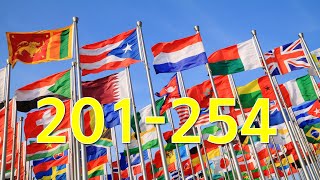 Guess ALL The 254 Flags In The World  THE ULTIMATE FLAG QUIZ PART 201 254