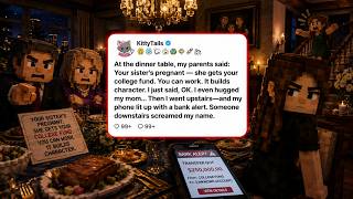 At the dinner table, my parents said: Your sister's pregnant, she gets your college fund