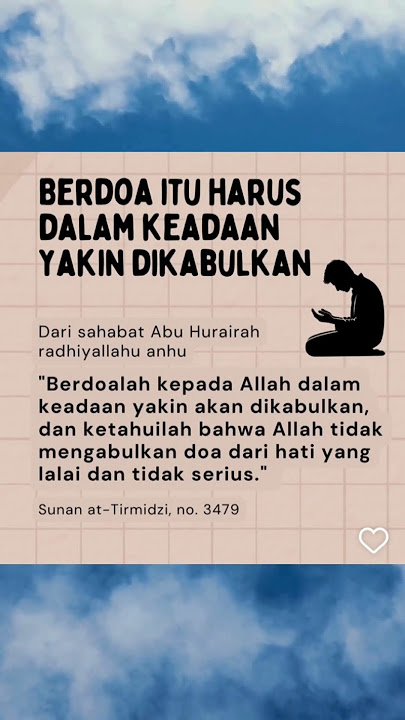 Berdoa itu harus dalam keadaan yakin dikabulkan #feedshorts #berdoa #shorts