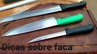 Dicas sobre facas