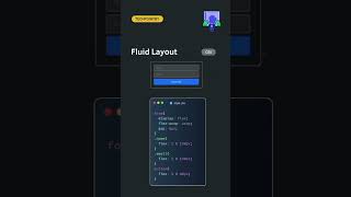 Responsive layout form using html & css. #htmlcoding #css2025 #form #responsivedesign #coding
