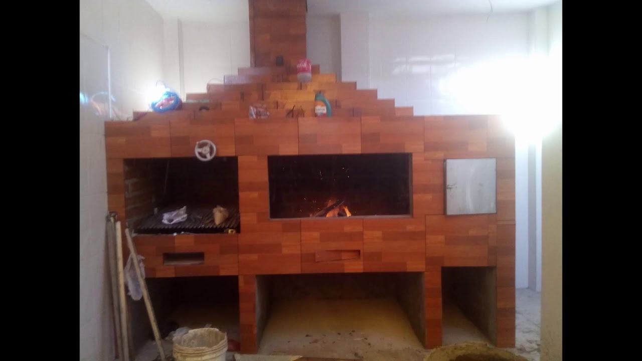 Horno de polleria fabricación - YouTube