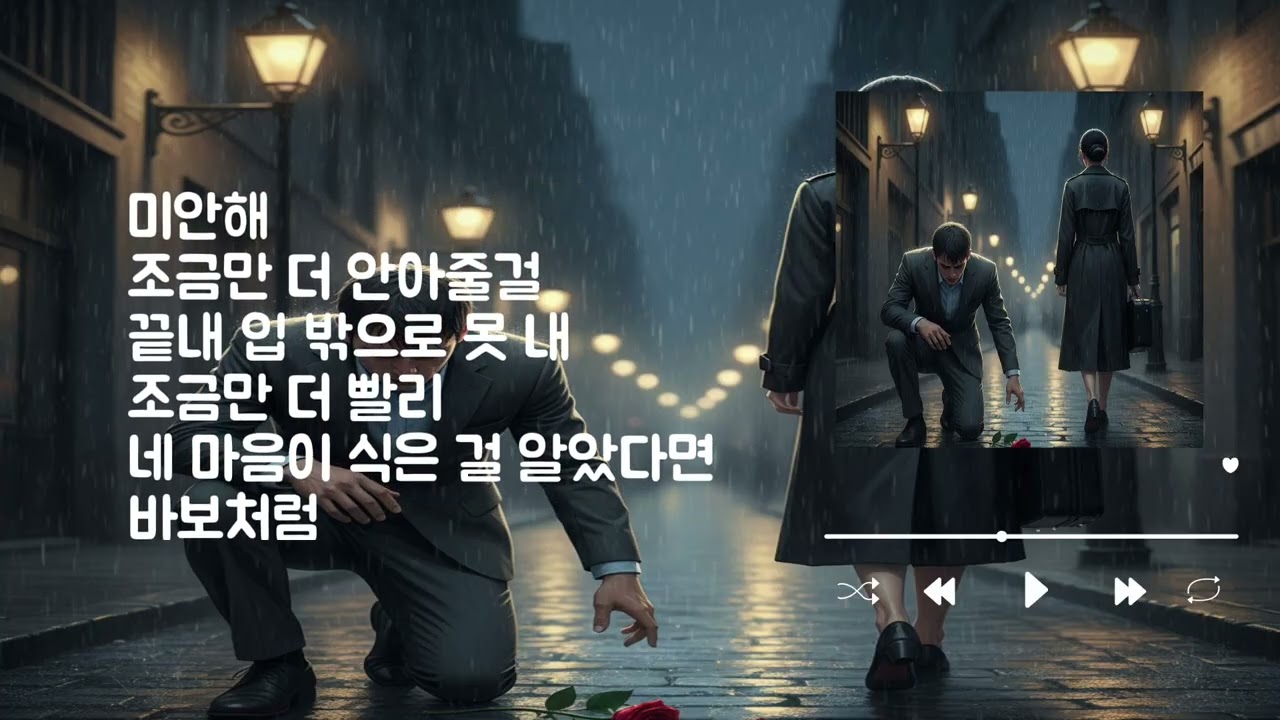 조금만 더 일찍 | “가지 마” 그 한마디를 못 한 밤 | 이별 감성 발라드