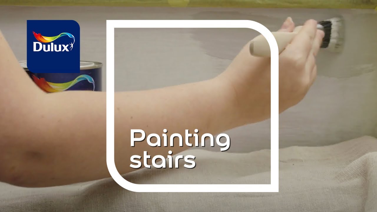 How To Paint Stairs Dulux Youtube
