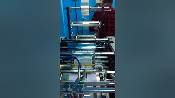 Envelope window pasting machine