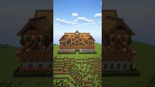 Туториал на огромный дом в майнкрафте на одну ночь #minecraft #дом #большойдом #гигантский #home