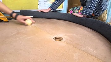 Initial Testing of the Elliptical Pool Table