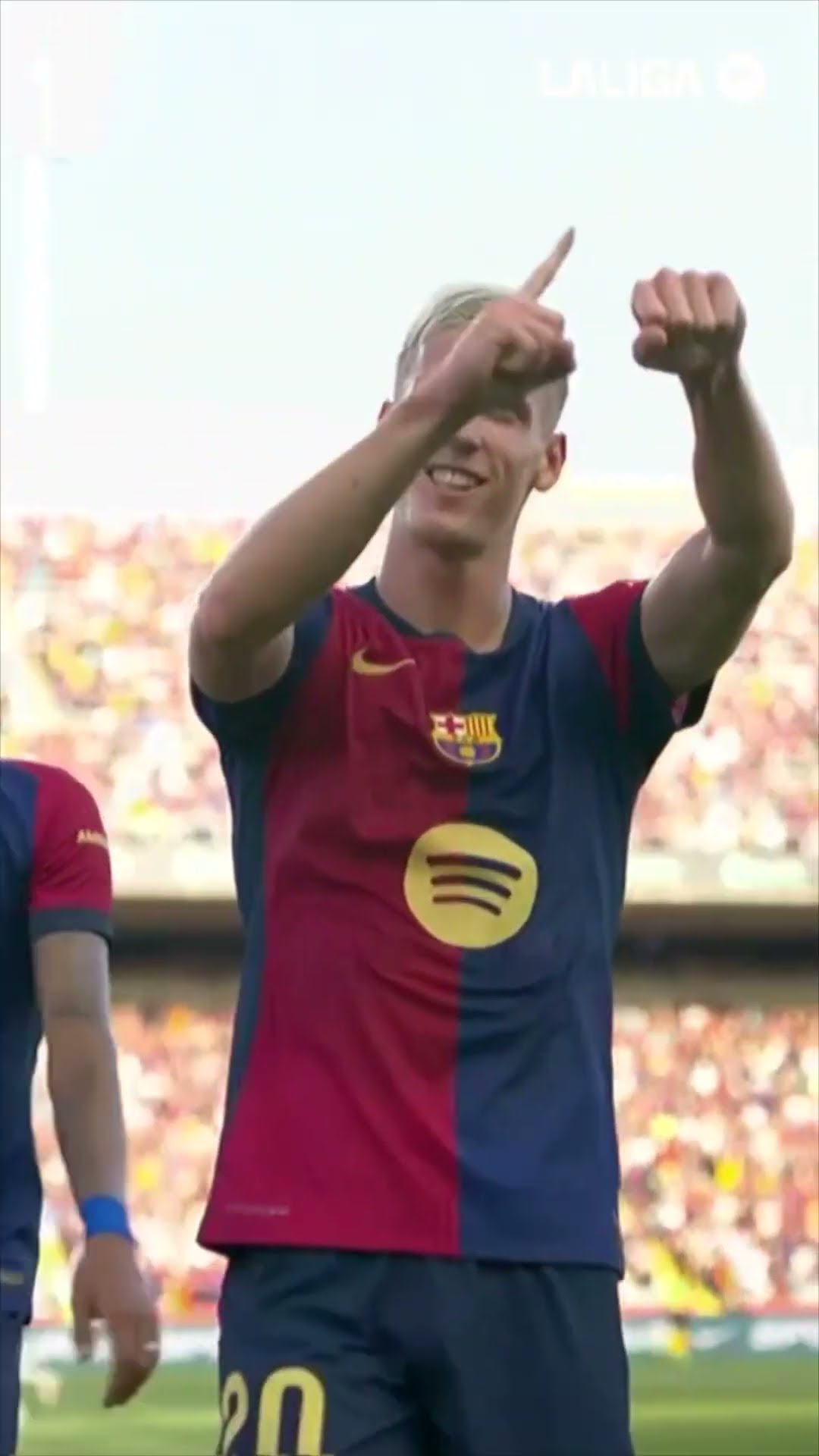 ⌚ It's Dani Olmo's turn! #fcbarcelona #shorts #laligahighlights