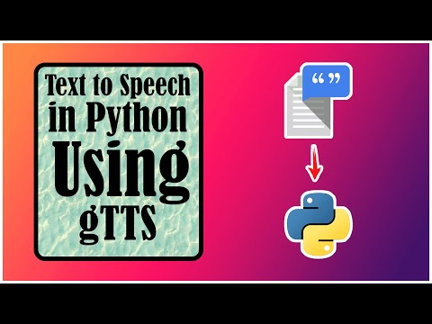 Text to Speech Using Python!!! ⛔⛔❌📛 | using gTTS module