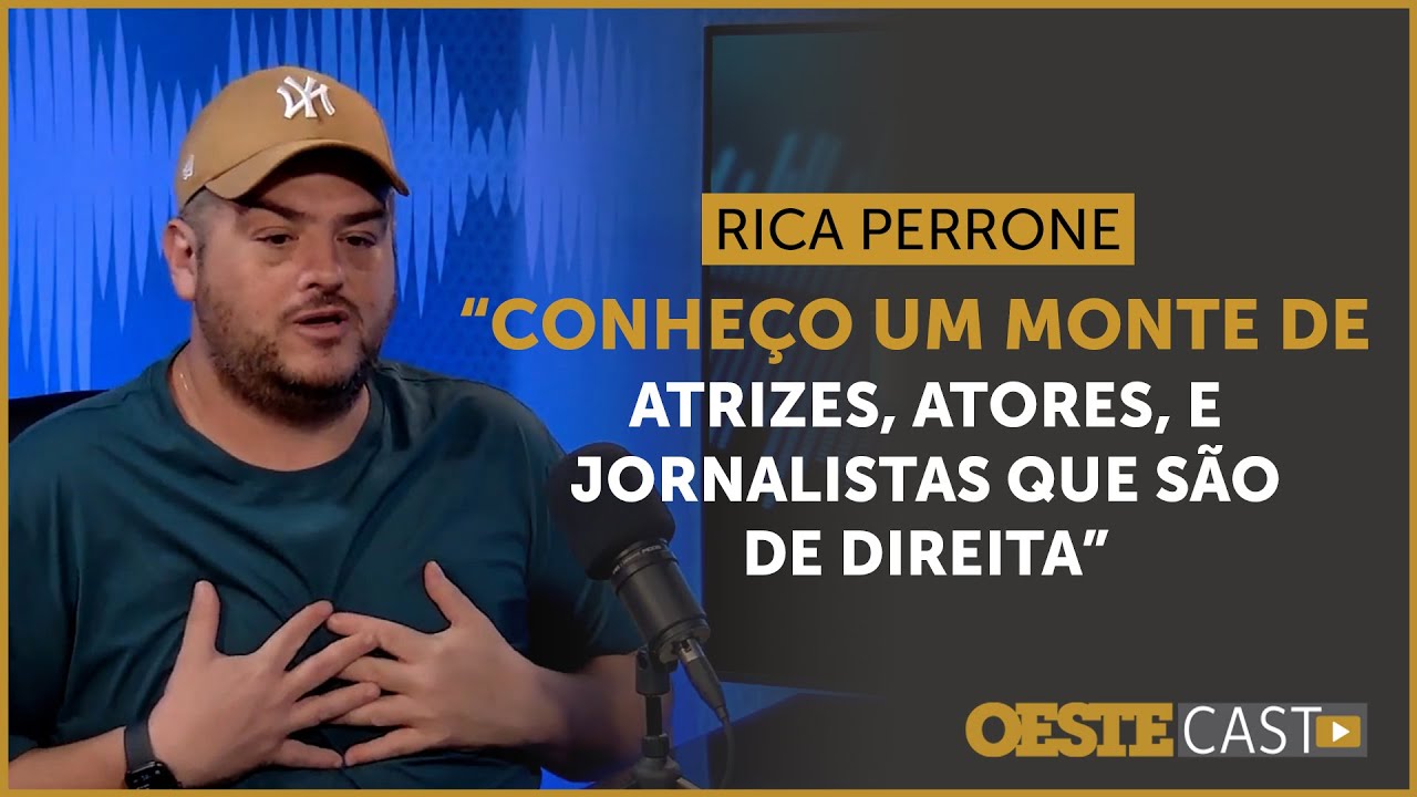 Rica Perrone fala sobre o pessoal de mídia que finge ser de esquerda para não perder o emprego