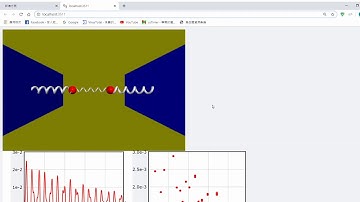 【vpython 6-2】耦合振動