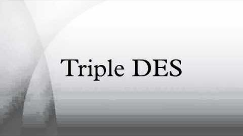 Triple DES