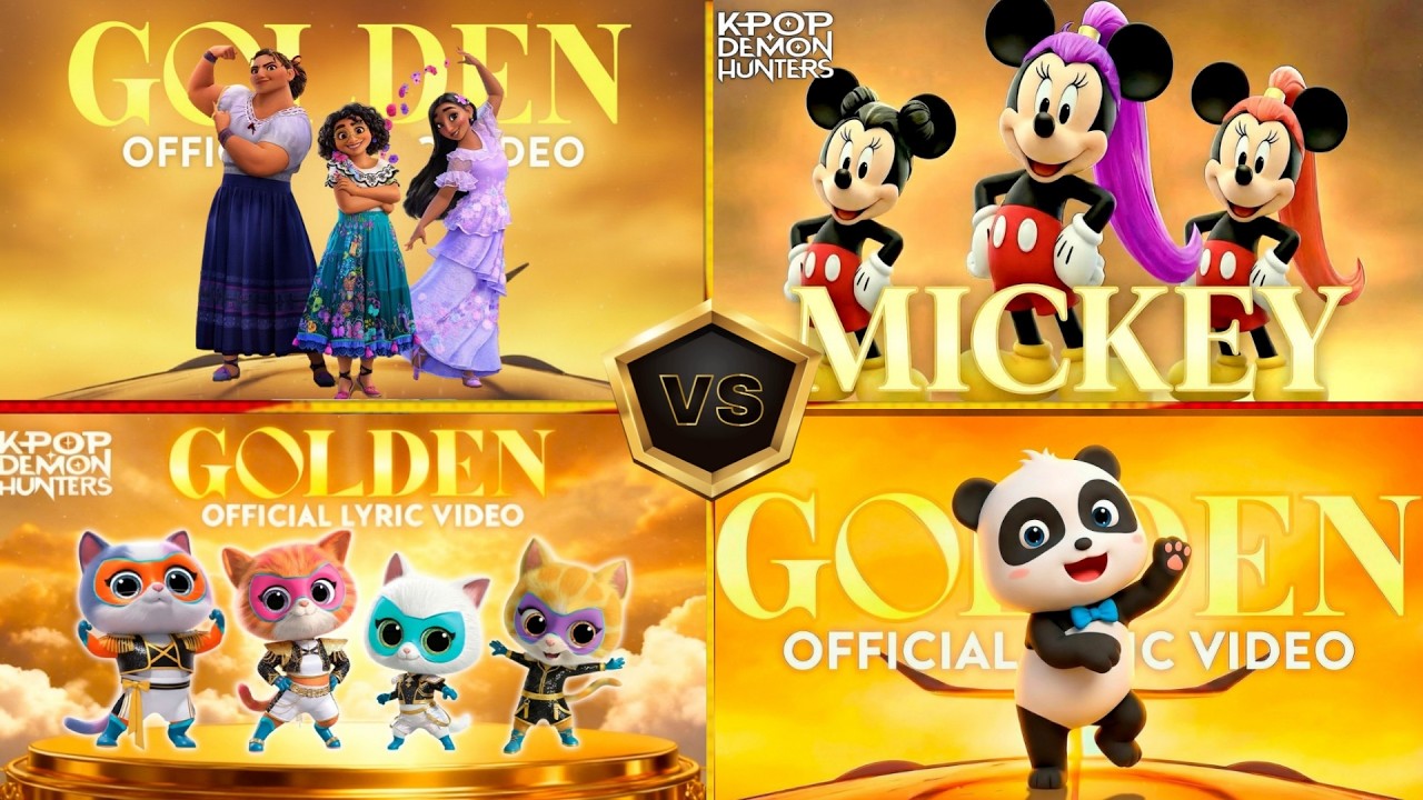 ENCANTO 🆚 MICKIY 🆚 BABYBUS 🆚 WHO IS BEST?#golden