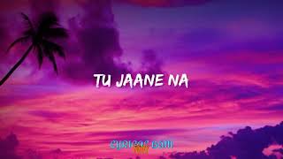 Tu Jaane Na - Atif Aslam (Lyrics) | Lyrical Bam Hindi