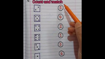 count and match with the number| Nursery #worksheet #sblittlewings