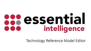 Technology Reference Model Editor