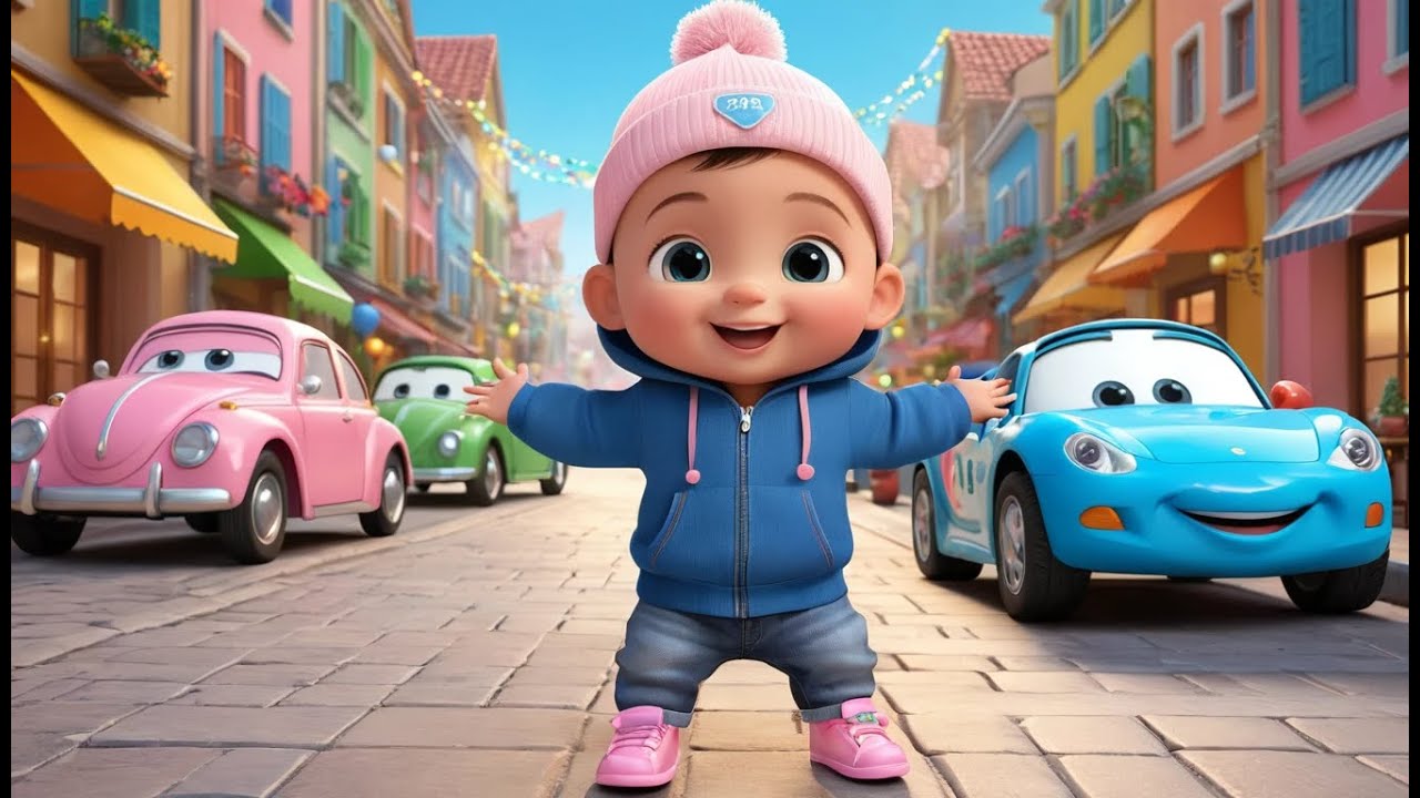 Color Cars New Year Adventure | Fun Action & Learning Video for Toddlers