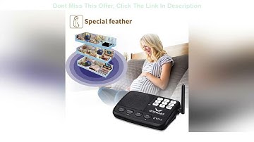 Most Awesome Product Wireless Intercom System Hosmart 1/2 Mile LONG RANGE 7-Channel Security Wirele