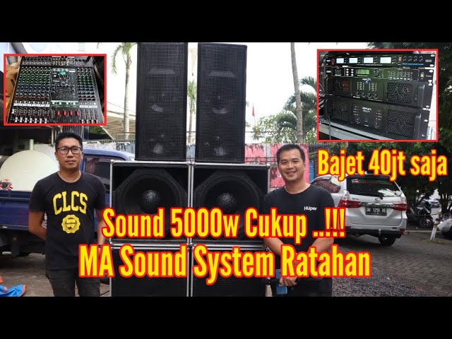 Review Sound Hajatan Konvensional yang sangat Power Full // MA Production Kota Ratahan class=