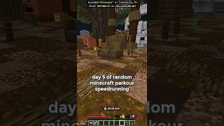 Minecraft Parkour, But I Cant Stop Sprinting...