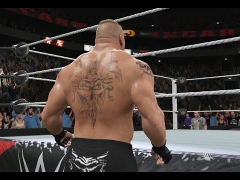 WWE2K17 Brock Lesnar is mad!