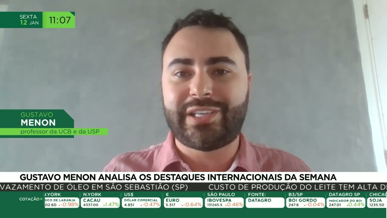 Gustavo Menon analisa os destaques internacionais da semana