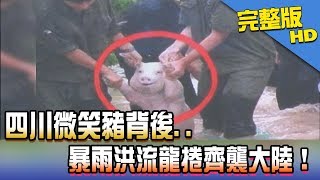 【完整版】2017.08.28四川微笑豬背後..暴雨洪流龍捲齊襲大陸！《新聞龍捲風》